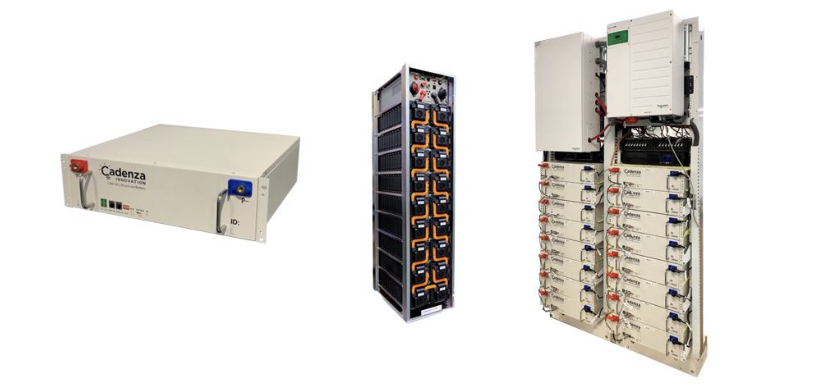 Cadenza battery backup rack and full-home battery bank system